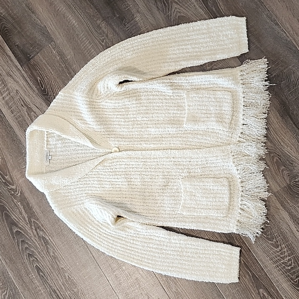 🦩 Carol Rose fringe edge Cardigan 🦩